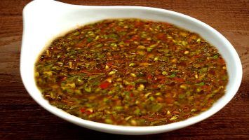 Salsa chimichurri argentina